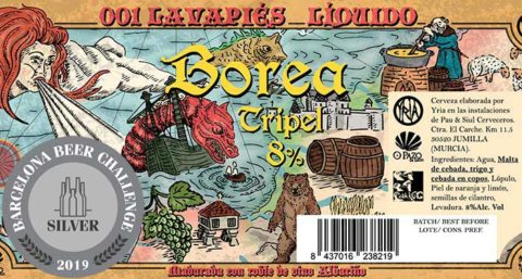 Etiqueta de Borea
