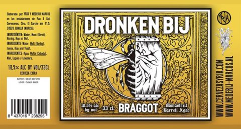 Etiqueta de Dronken Bij
