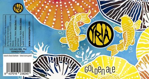 Etiqueta de Yria Golden Ale