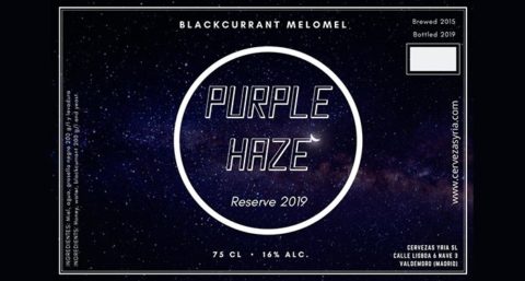 Etiqueta de Purple Haze — Reserve 2019